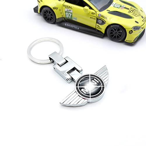 Two Distinctive Key Chains,Key Chain With Double Sides Chromed Pattern,Metal Keyring Keychains Key And Woven Cord Key Chain,Rings Chain Holder Organizer,For Mini Cooper Car Suv Truck Key Decoration 2Pcs #TOP4