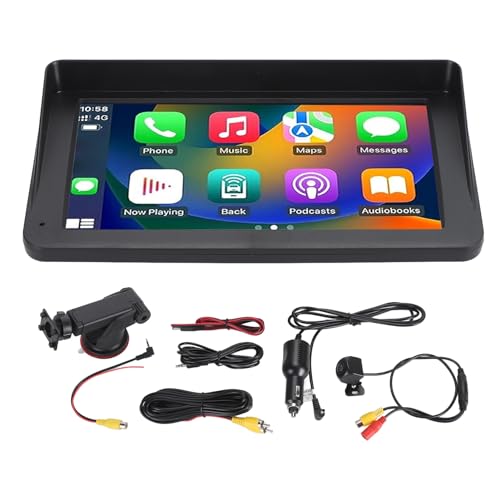 Reprodutor Multimídia Automático, Cartão de Memória Com Suporte para 7 Unidades, Controle de Voz, Po