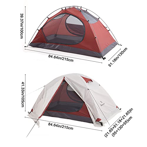 Carpa impermeable ultraligera 4 estaciones para 2 personas miniatura 6