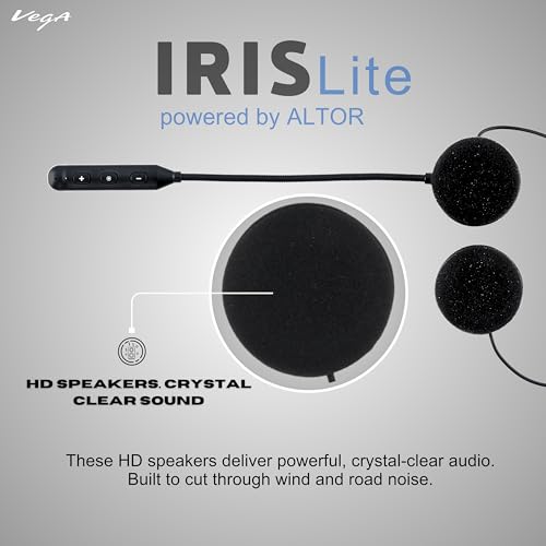 Image of Iris Wireless Bluetooth Headset | BT 5.0 | 16H Playback | Flexible Gooseneck Mic | Lightweight & Comfortable | IPX6 Waterproof