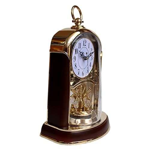 Reloj de mesa retro reloj de escritorio gran tamaño salón péndulo 8