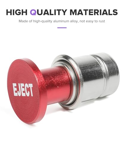 Image of Car Cigarette Lighter,Car Accessories,12 Volt Waterproof Pop-Out Aluminum Alloy Vehicle Cigarette Lighter Plug,Automotive Replacement,Fit for Most Cars with Standard 12V Power Source (Eject)