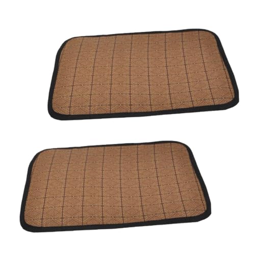 Sosoport 2pcs Cool Pet Mat Summer Heat Dissipation Cushion for Dogs and Cats Breathable Pads Durable and Comfortable Cooling Pads for Pets Hot Weather
