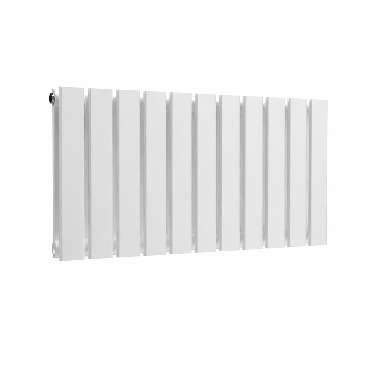 Lux Heat White Flat Horizontal Double Panel Designer Radiator 400mm (H) x 770mm (W)