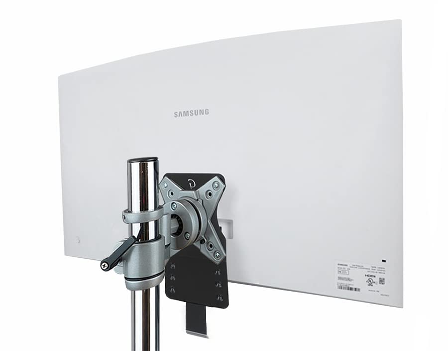 Image of Gladiator Joe Monitor Arm /Mount VESA Bracket Adapter Compatible with Samsung 32 inch Curved Display Monitor CF397 and Samsung 24 inch Curved Display Monitor CRG5-100% Made in North America [Patent Pending]