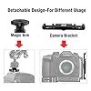 ChromLives Dual Cold & Hot Shoe Mount Adapter - Aluminium Extension Bracket for Microphone, LED Video, Monitors #4