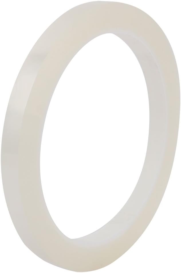 Aexit 8mm (Electrical equipment) Width 50 Meters Length PET Self Adhesive Electrical Insulation (61ry30qf445) Tape Clear