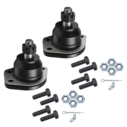 Image of Detroit Axle - 8pc Front End Control Arms Kit for Chevy Blazer S10 GMC Jimmy Sonoma Isuzu Hombre, 2 Upper Control Arms Ball Joint 2 Outer Tie Rods 2 Lower Ball Joints 2 Adjusting Sleeves Replacement