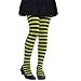 Produktbild Sancto Kinder-Neon-Grün und schwarz gestreifte Strumpfhose Medium (7-10 Years)