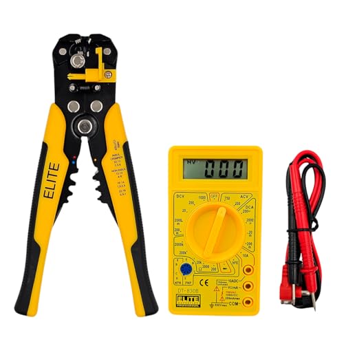 ELITE SUPERFLEX - Kit Alicate Decapador + Multímetro Digital Profissional Elite