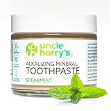 Uncle Harry's Spearmint Remineralizing Toothpaste | Natural Whitening Tooth Paste Freshens Breath &...