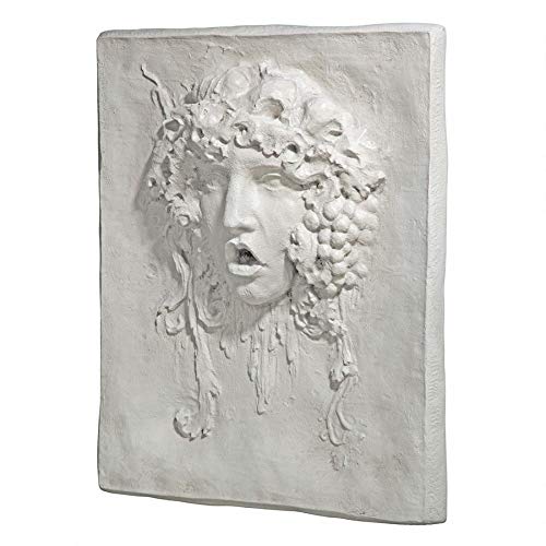 Design Toscano Ng28330 Vappa Italian-Style Wall Sculpture - Large Scale,Antique Stone #TOP5