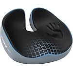 HUANUO Seat Cushion for Office Chair, Extra Large Memory Foam Cushion for Office Chair,Car & Wheelchair - Sciatica & Tailbone Pain Relief for Long Sitting, Ergonomic Design with Anti-Slip Bottom