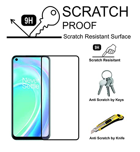 Image of NISHTECH for OnePlus Nord CE 2 Lite 5G Tempered Glass HD with Edge to Edge Coverage and easy Installation kit