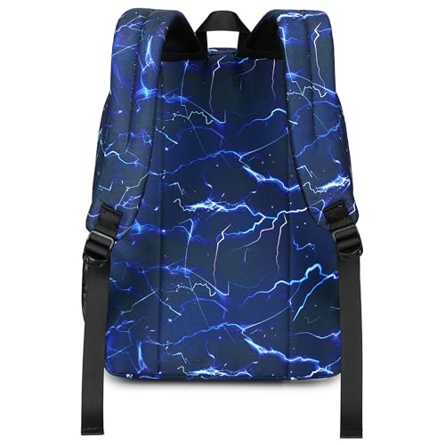 Image of abshoo Teen Girls Solid Color Backpack For School Boys Water Resistant School Bag (Lightning Navy)