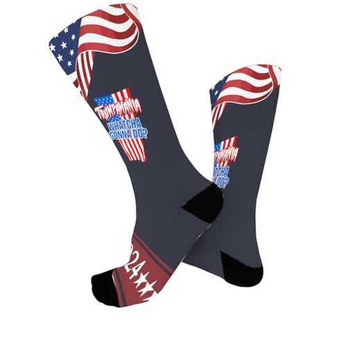 T amania Whatcha Gonna Do Girls Knee High Socks Girl#for Fashionable Tall Boot Sock for Girl2