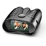 GOYOJO Night Vision Goggles — 4K Night Vision Binoculars Built-in IR Illumination for Hunting Camping, 4500mAh Rechargeable Battery, 32GB Card for Video and Photo Recording
