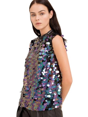 Top Femmes Noir M Fracomina FR19FP508 vêtement mode chic été