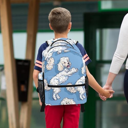 Ensemble cartable Caniche amusant avec sac à dos et trousse