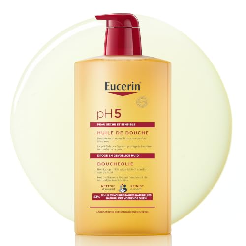 Eucerin pH5 Huile de Douche Format Pompe 1000 ml,...