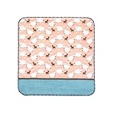 [JIKAN STYLE] ハンカチ はんかち 子供 こども ガーゼハンカチ タオルハンカチ 綿100％ ピンク ブルー 日本製 ギフト 町娘のハンカチーフ ヒツジ サル 約25×25cm 02844(ヒツジ)