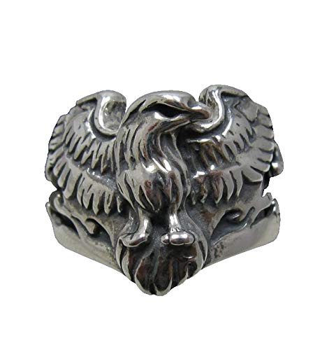 Bague en argent massif 925 aigle le cadeau parfait pour homme R001191