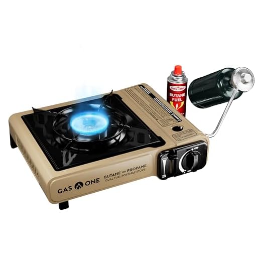 Gas One GS-3400P Propane or Butane Stove Dual Fuel Stove Portable Camping Stove - Patented - with Carrying Case Great for Emergency Preparedness Kit