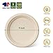 JOLLY CHEF 100% Compostable Paper Plates, 150 Pack 9 Inch Heavy Duty Plates, Disposable Biodegradable Eco-Friendly Sugarcane, Bulk Nature 5