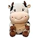 Toddmomy Vache en Peluche Animaux en Peluche Jouets Année du Bouf Chance Figurine en Peluche Peluche Peluche Oreiller Ornement pour Enfants Cadeau Nouvel an Lunaire Fête de Noël
