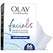 Olay Daily Facials, Deeply Purifying Clean, 5-in-1 Cleansing Wipes with Power of a Makeup Remover, Scrub, Toner, Mask and Cleanser, Twin Refill, 66 count