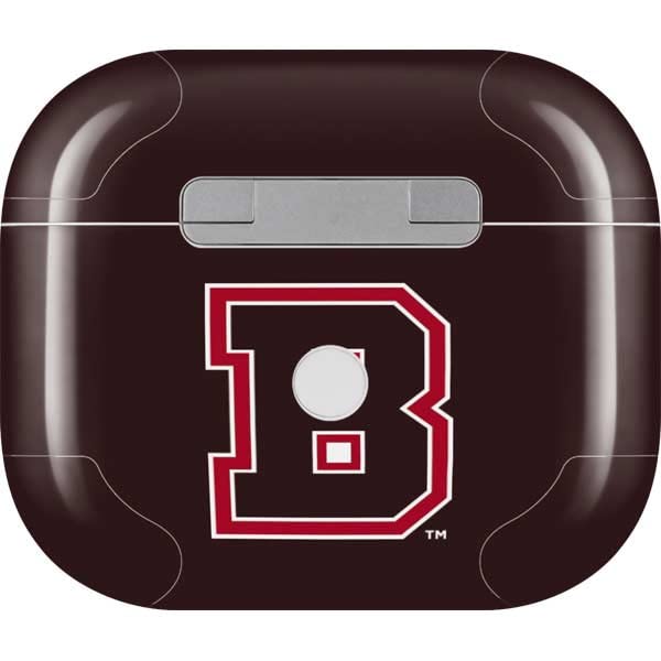 Skinit Decal Audio Skin Compatible with Apple AirPods (3rd Gen, 2021) - Officially Licensed Brown B Logo Design