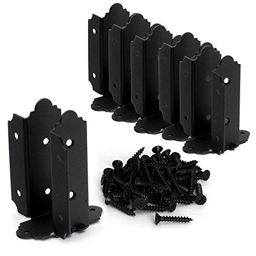 OZCO Laredo Sunset Joist Hanger, 2in x 6-8in, 6 Pack, Black by Ozco - Used condition - US$17.22
