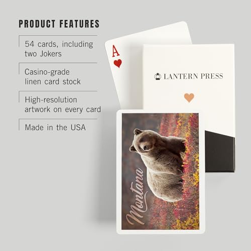Baraja de póker Lantern Press con 52 cartas para adultos miniatura 3