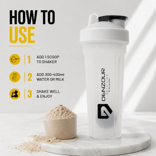 Image of DENZOUR NUTRITION Whey Gold Ultra 6 Starter With 24g Protein | Support Muscle Growth And Maintain A Lean Physique- Dark Chocolate Flavour, 1.05 Kg /2.3 lbs (29 Servings)
