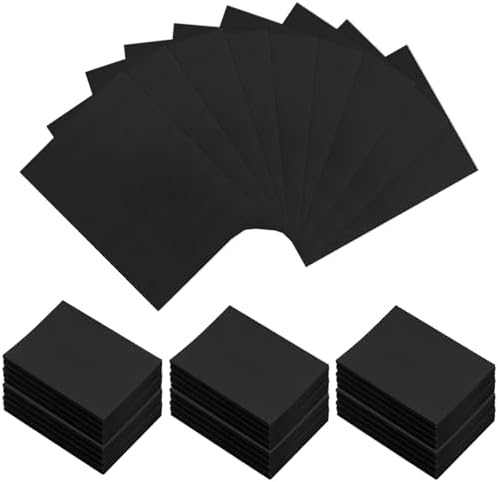 Confezione da 300 Bustine Protettive Premium 66 x 91 mm, Buste Protettive Manga, Bustine Protettive Nere per Carte Sportive, Bustine Pratiche per Collezionisti