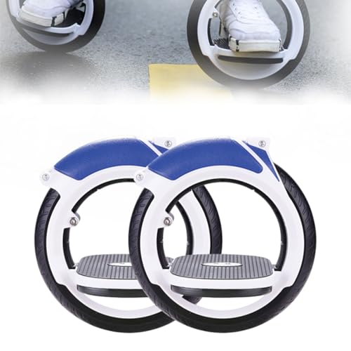 Monopatín eléctrico sin Tabla, diseño portátil con Pegatinas Antideslizantes y Ruedas de PU, monopatín Dividido autopropulsado de Dos Ruedas para Estilo Libre para Adultos Blue