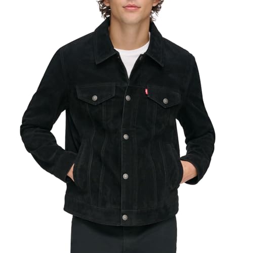 Image of Levi's Men's Faux Leather Classic Trucker Jacket