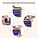 Bürste kompatibel für Dyson V7, V8, V10, V11, V15 Staubsauger, Bürste mit 4-LED Scheinwerfern, Flexibler Rotation und 2 Ersatzrollen