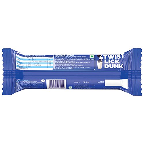 Image of Cadbury Oreo Original Vanilla Creme Biscuit, 120 G Pack - Pack Of 7