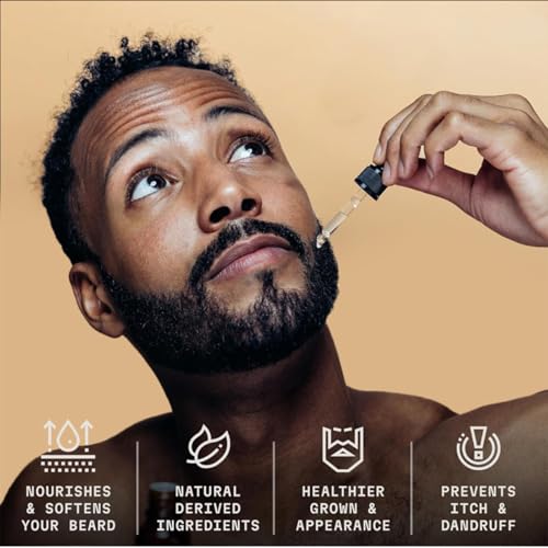 Beard Growth Kit - Beard Growth Oil - Beard Care Kit for Men - With Beard Derma Roller - Beard Kit For for Beard Rapid Growth and Thickening -Gifts For Men Dad Father - Image 4