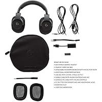 Logitech G433 7.1 Wired Gaming Headset with DTS Headphone: X 7.1 Surround  for PC, PS4, PS4 PRO, Xbox One, Xbox One S, Nintendo Switch – Triple Black  : Video Games