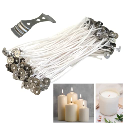 Mechas de Algodón Preenceradas para Velas 6 pulg Paq 120