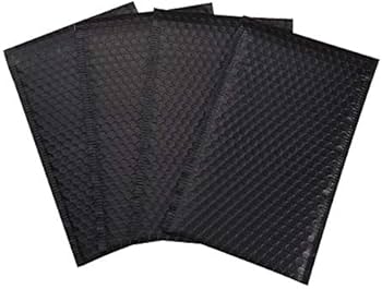 Sac à Bulles Noir 25Pcs Enveloppes à Bulles Noires Antichoc Poly Sac D