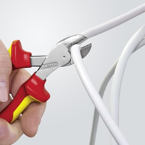 Alicate KNIPEX X-Cut compacto para cortar cables duros sin esfuerzo en espacios reducidos 5