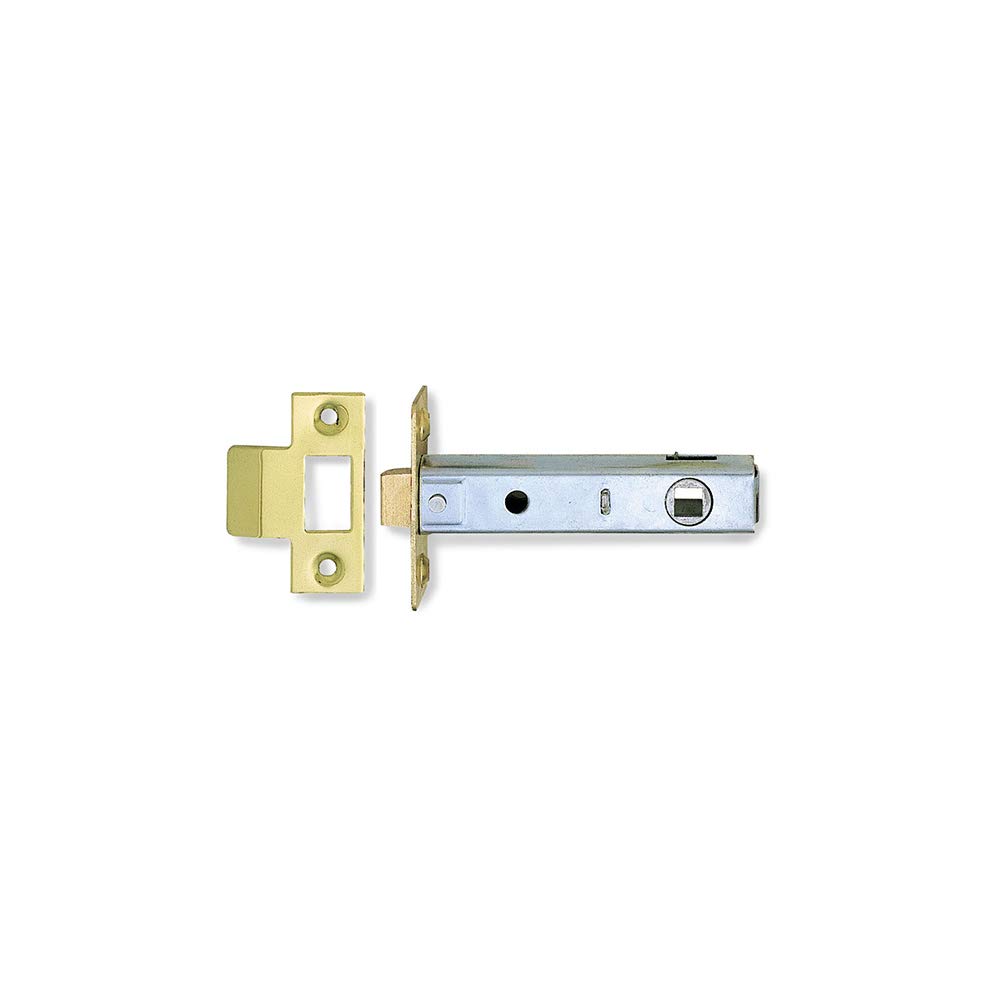 Electro Brass 76mm Tubular Mortice Latch - Door Security Hardware