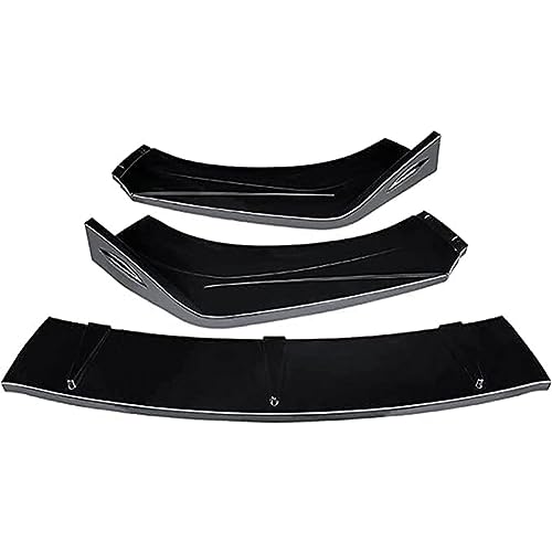 Spoiler de pare-chocs avant pour Audi A4L 2009-2022 en ABS noir