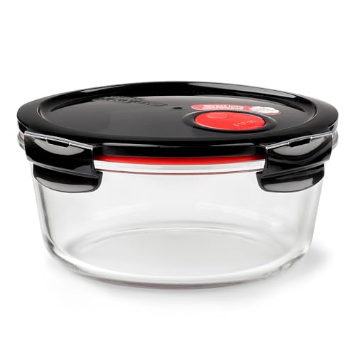 LOCK & LOCK Frischhaltedose aus Glas mikrowellengeeignet - Oven...