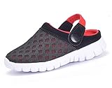 vacaciones Zuecos Unisex Niños,Sandalias para Niñas,Zapatillas de Playa Antideslizante Zapatos de Verano,Rojo,EU 34 =CN35
