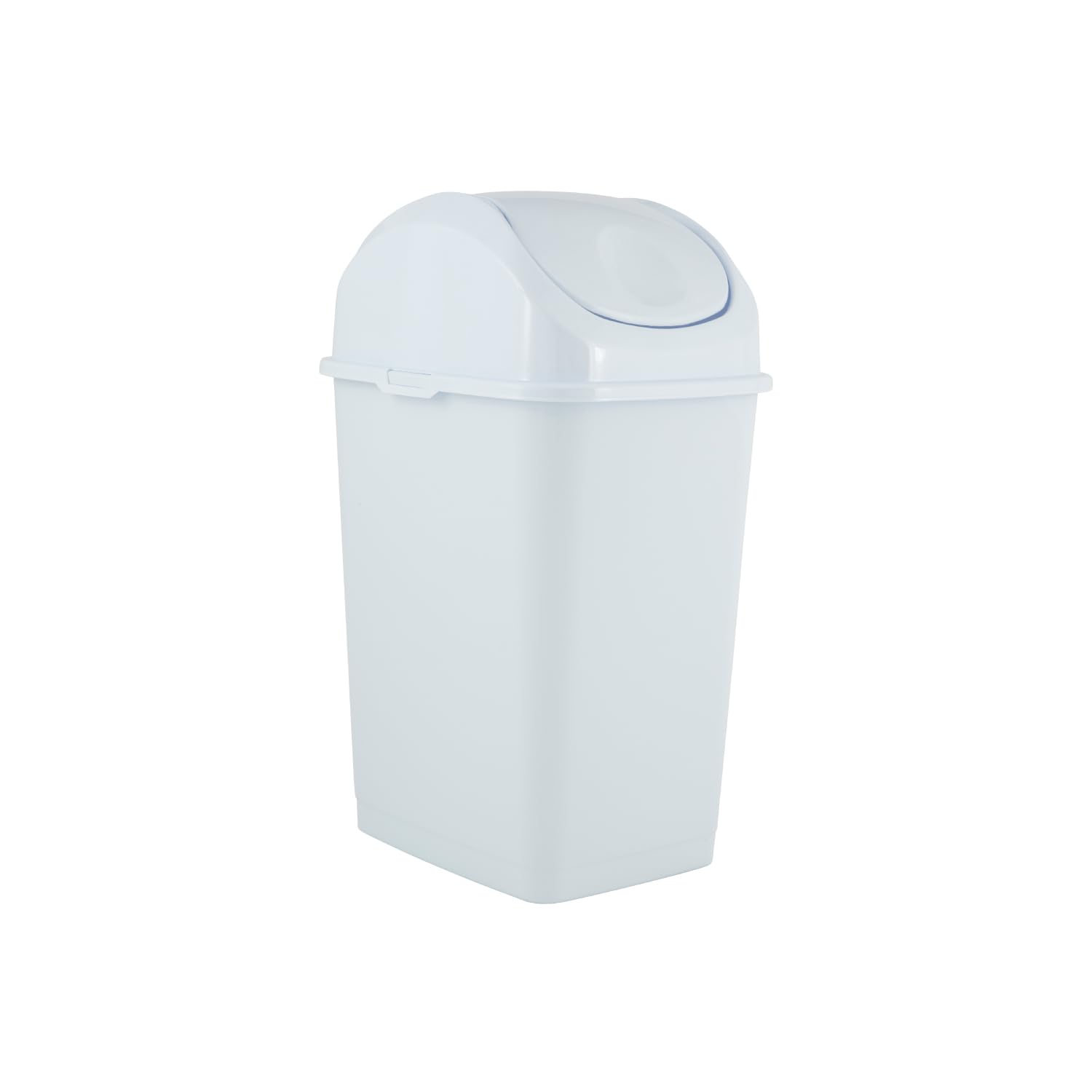 Poubelle compacte fine 12L bac à ordures rectangulaire gain de place