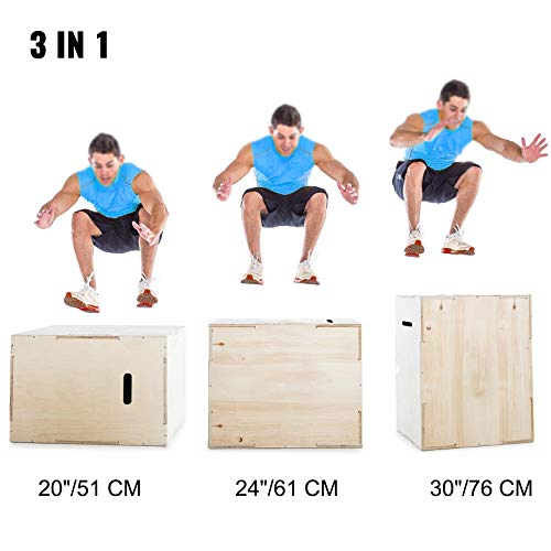 Happybuy Wood Plyo Box, 30